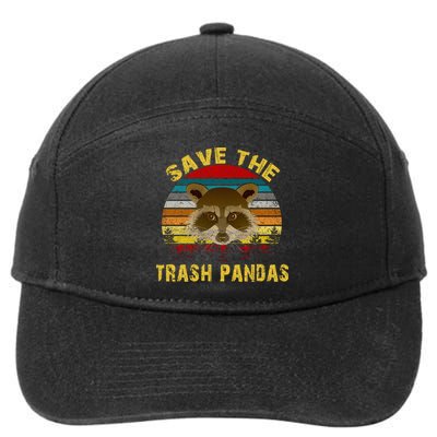 Save The Trash Pandas 7-Panel Snapback Hat
