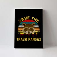 Save The Trash Pandas Canvas