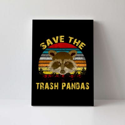 Save The Trash Pandas Canvas