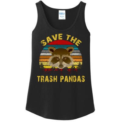 Save The Trash Pandas Ladies Essential Tank