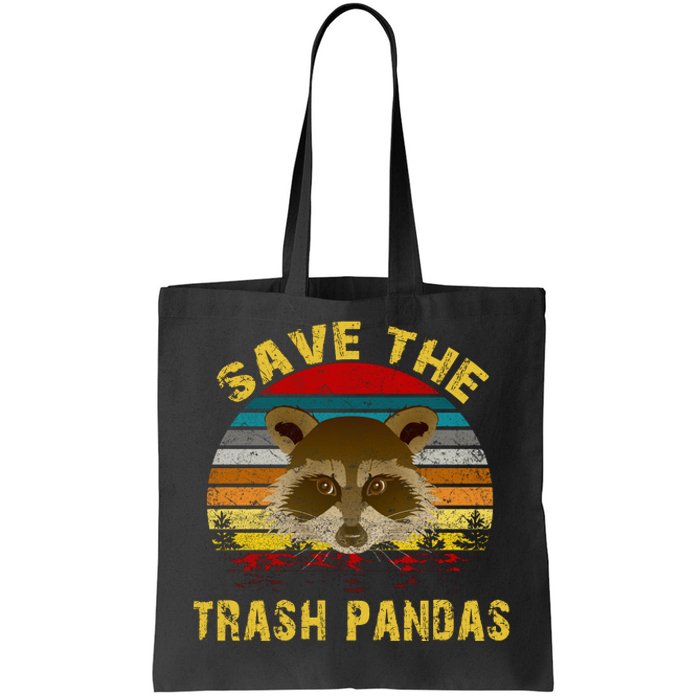 Save The Trash Pandas Tote Bag