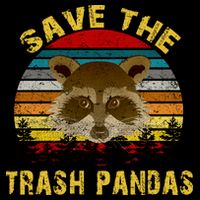 Save The Trash Pandas Mousepad