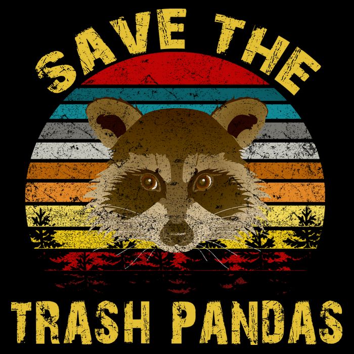Save The Trash Pandas Mousepad
