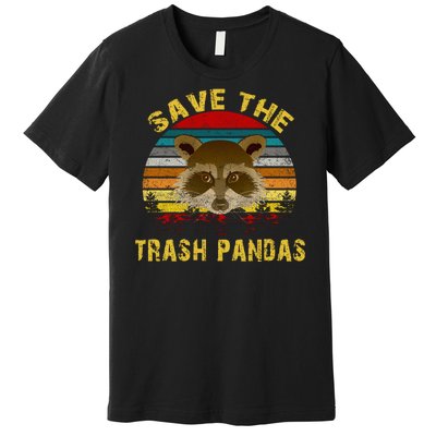 Save The Trash Pandas Premium T-Shirt