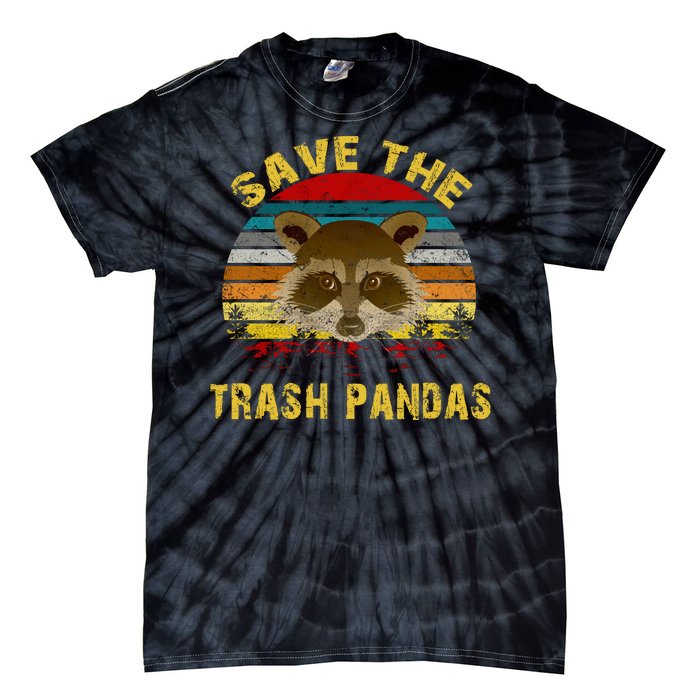 Save The Trash Pandas Tie-Dye T-Shirt