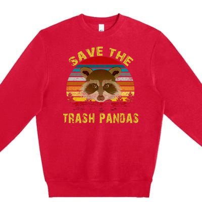 Save The Trash Pandas Premium Crewneck Sweatshirt