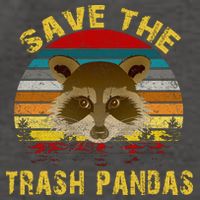 Save The Trash Pandas Vector Backpack