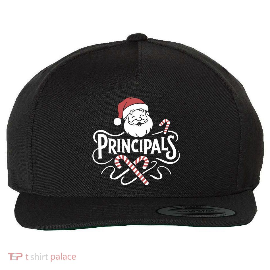 Santa Talks To Principals Merry Christmas Day To Me Lover Wool Snapback Cap