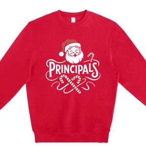 Santa Talks To Principals Merry Christmas Day To Me Lover Premium Crewneck Sweatshirt