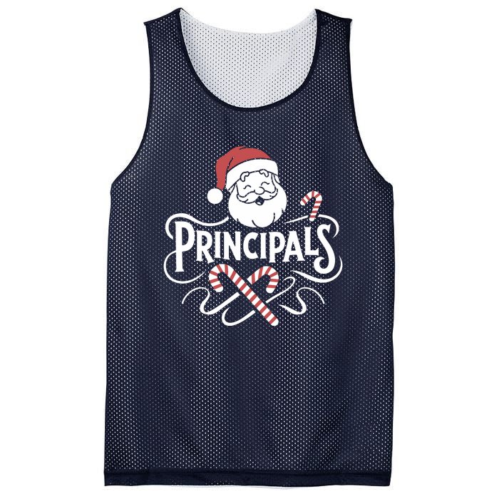 Santa Talks To Principals Merry Christmas Day To Me Lover Mesh Reversible Basketball Jersey Tank