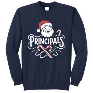 Santa Talks To Principals Merry Christmas Day To Me Lover Tall Sweatshirt