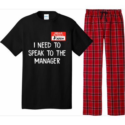 Speak To The Manager Funny Karen Halloween Costume Pajama Set