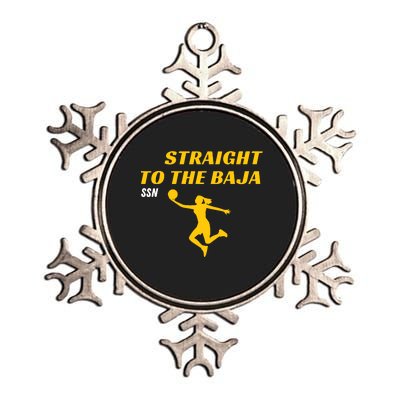 Straight To The Baja Ssn Metallic Star Ornament