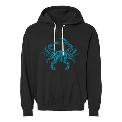 Salty To The Core Crab Garment-Dyed Fleece Hoodie