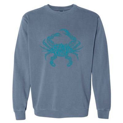 Salty To The Core Crab Garment-Dyed Sweatshirt