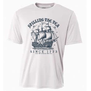 Spilling The Tea Since 1773 Cooling Performance Crew T-Shirt