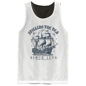 Spilling The Tea Since 1773 Mesh Reversible Basketball Jersey Tank