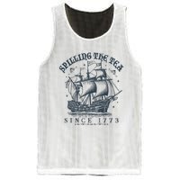 Spilling The Tea Since 1773 Mesh Reversible Basketball Jersey Tank