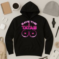 Save The Tatas Pink Ribbon Hoodie