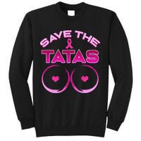 Save The Tatas Pink Ribbon Sweatshirt