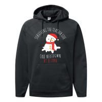 Surviving The Teacher Life One Meltdown At A Time Performance Fleece Hoodie