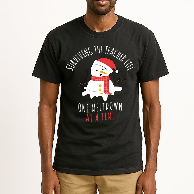 Surviving The Teacher Life One Meltdown At A Time Tall T-Shirt