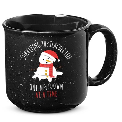 Surviving The Teacher Life One Meltdown At A Time 15oz Campfire Ceramic Mug