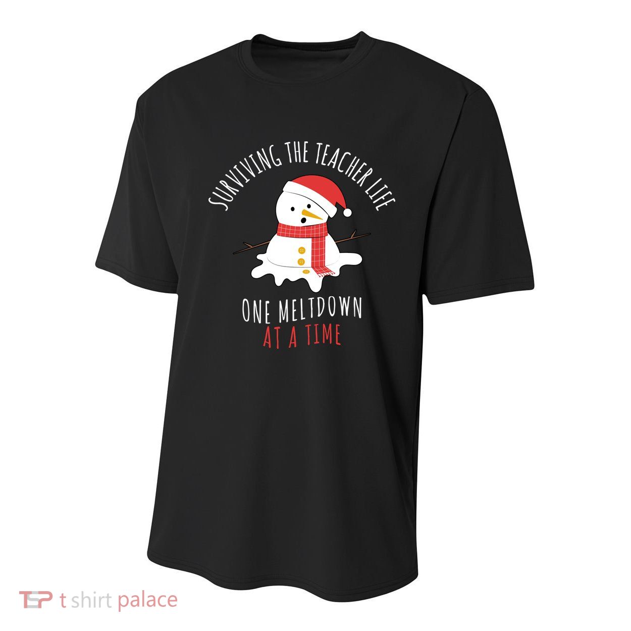 Surviving The Teacher Life One Meltdown At A Time Youth Performance Sprint T-Shirt