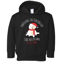 Surviving The Teacher Life One Meltdown At A Time Toddler Hoodie