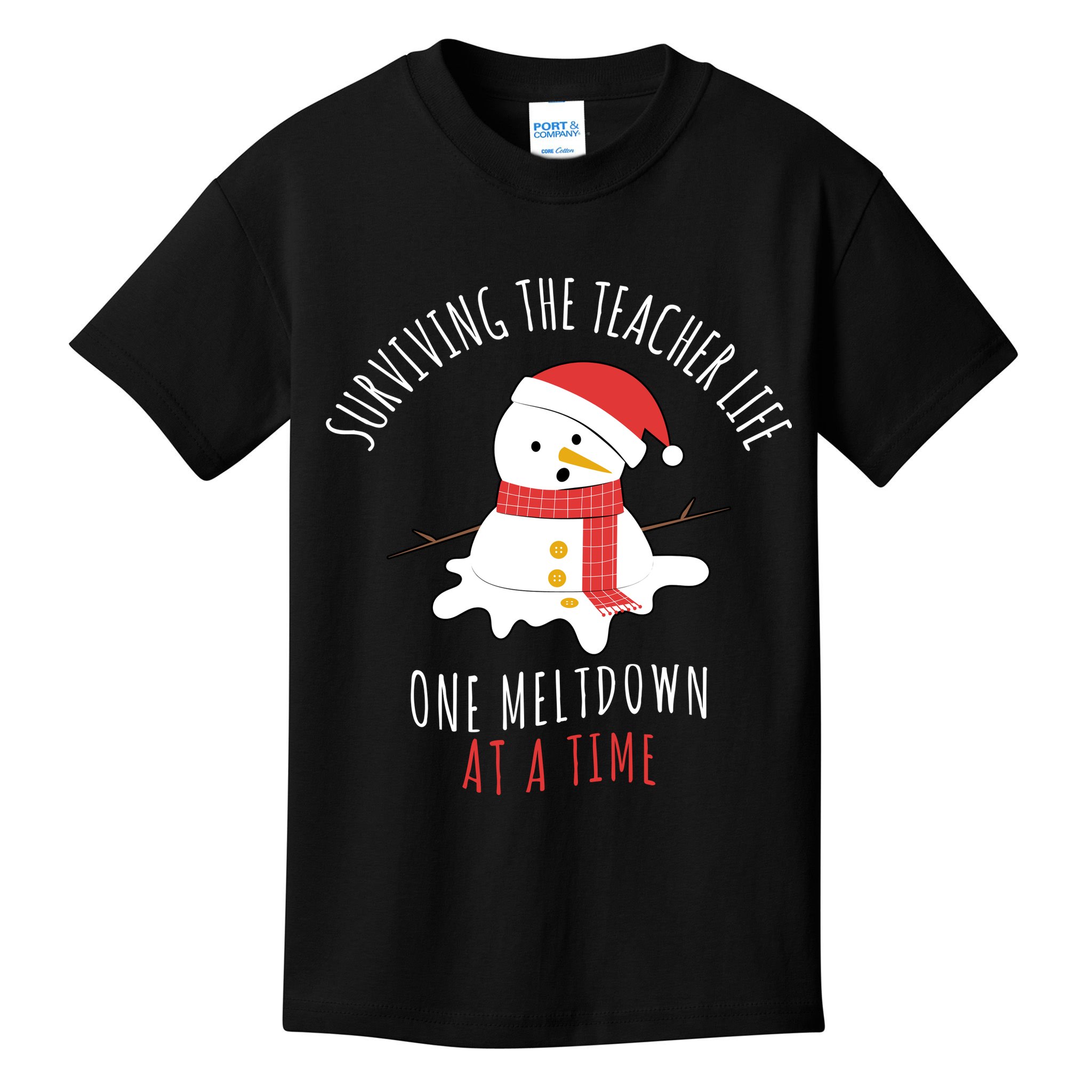 Surviving The Teacher Life One Meltdown At A Time Kids T-Shirt