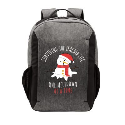 Surviving The Teacher Life One Meltdown At A Time Vector Backpack