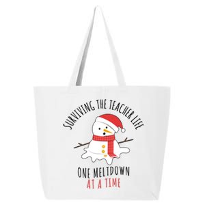 Surviving The Teacher Life One Meltdown At A Time 25L Jumbo Tote