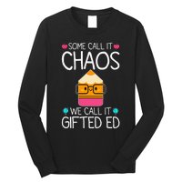 School Teacher Team Student Chaos Team Long Sleeve Shirt