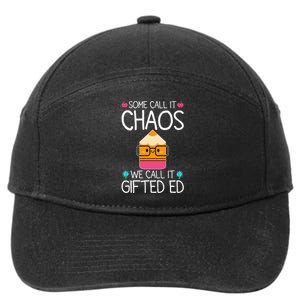 School Teacher Team Student Chaos Team 7-Panel Snapback Hat