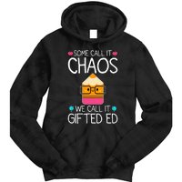 School Teacher Team Student Chaos Team Tie Dye Hoodie