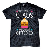 School Teacher Team Student Chaos Team Tie-Dye T-Shirt