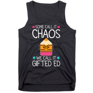 School Teacher Team Student Chaos Team Tank Top