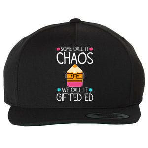 School Teacher Team Student Chaos Team Wool Snapback Cap