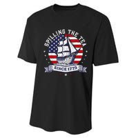 Spilling The Tea Since 1773 History Teacher Performance Sprint T-Shirt