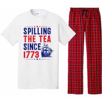 Spilling The Tea Since 1773 4th Of July Pajama Set