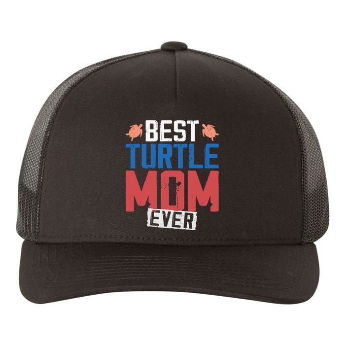 Sea Turtle Tortoise Mom Best Turtle Mom Ever Yupoong Adult 5-Panel Trucker Hat