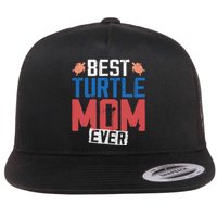 Sea Turtle Tortoise Mom Best Turtle Mom Ever Flat Bill Trucker Hat