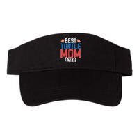 Sea Turtle Tortoise Mom Best Turtle Mom Ever Valucap Bio-Washed Visor