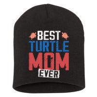 Sea Turtle Tortoise Mom Best Turtle Mom Ever Short Acrylic Beanie