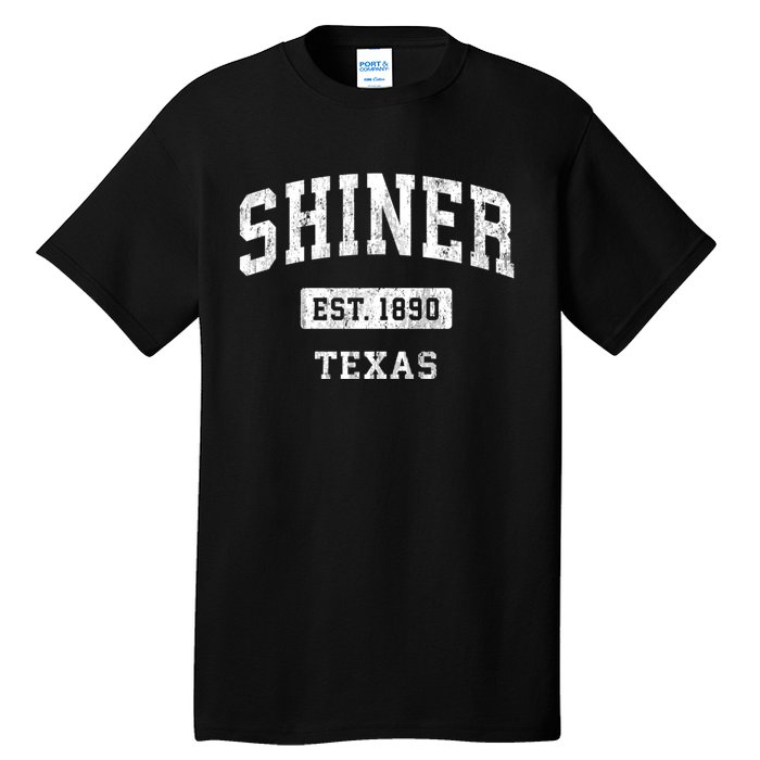 Shiner Texas Tx Vintage Sports Established Design Tall T-Shirt