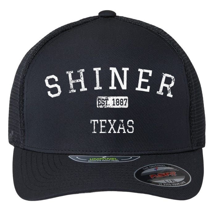 Shiner Texas TX Vintage Flexfit Unipanel Trucker Cap