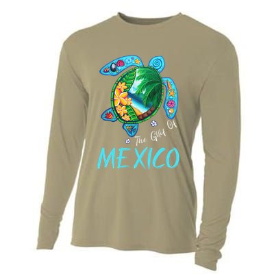 Sea Turtle The Gulf Of Mexico Forever El Golfo De MéXico .Png Cooling Performance Long Sleeve Crew