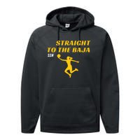 Straight To Thge Baja Performance Fleece Hoodie