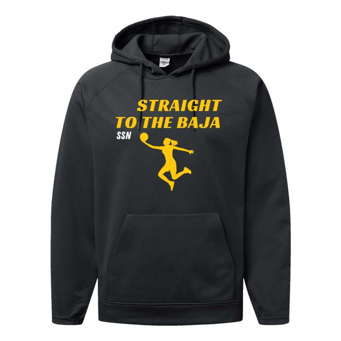 Straight To Thge Baja Performance Fleece Hoodie