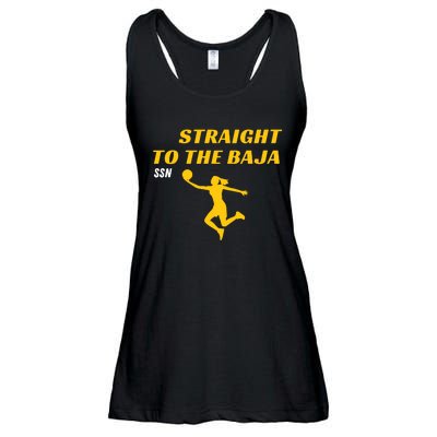 Straight To Thge Baja Ladies Essential Flowy Tank